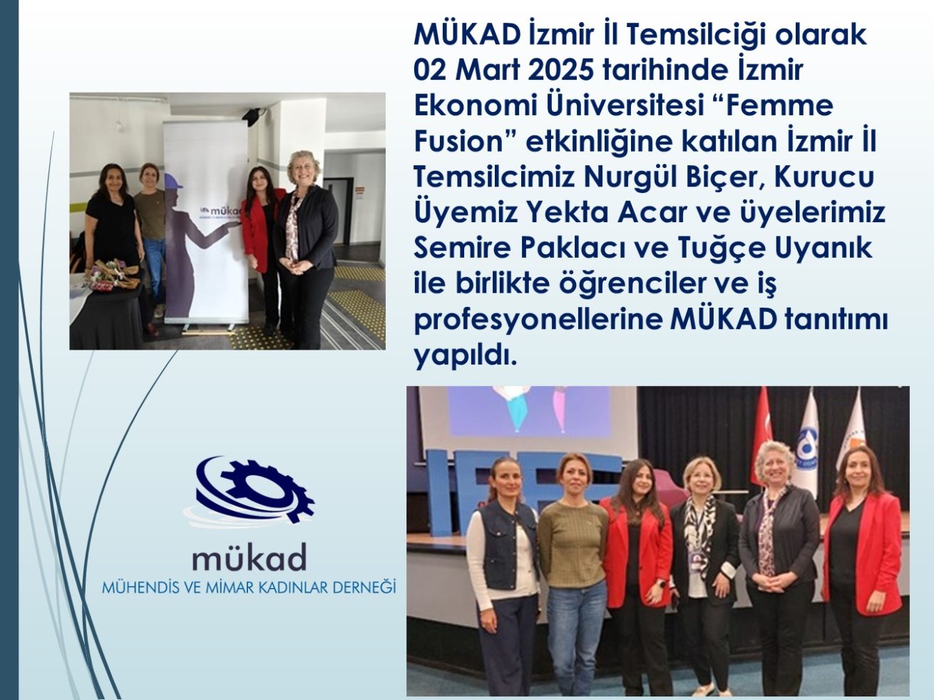 2 Mart 2025 02 Mart 2025 İzmir Ekonomi Üniversitesi Femme Fusıon Etkinliği