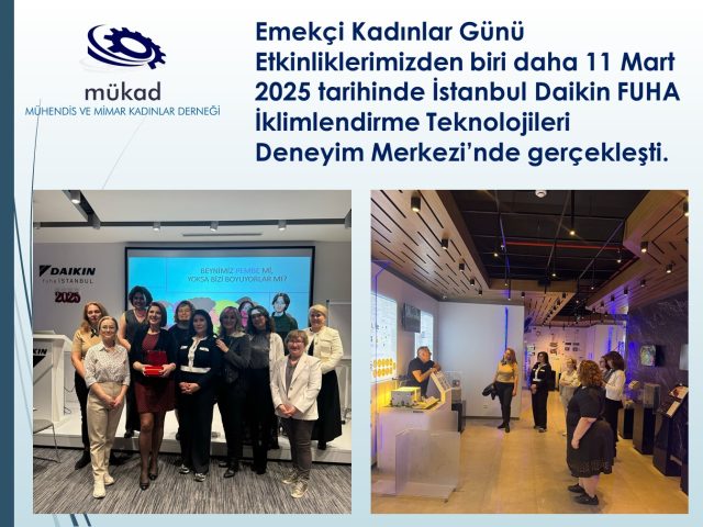 11 Mart 2025 11 Mart 2025 Daikin Fuha İklimlendirme Teknolojileri Deneyim Merkezi Teknik Ziyaret