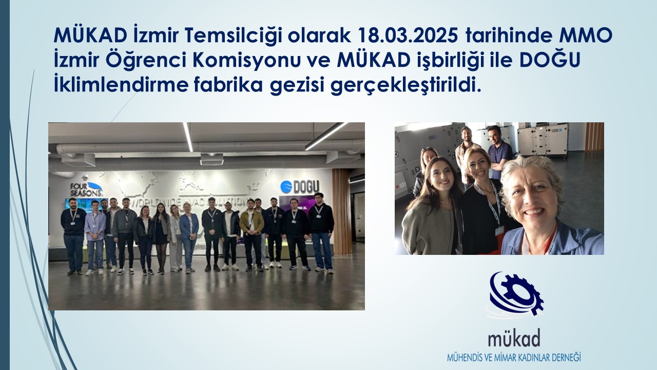 18 Mart 2025 18 Mart 2025 Doğu İklimlendirme Fabrika Gezisi