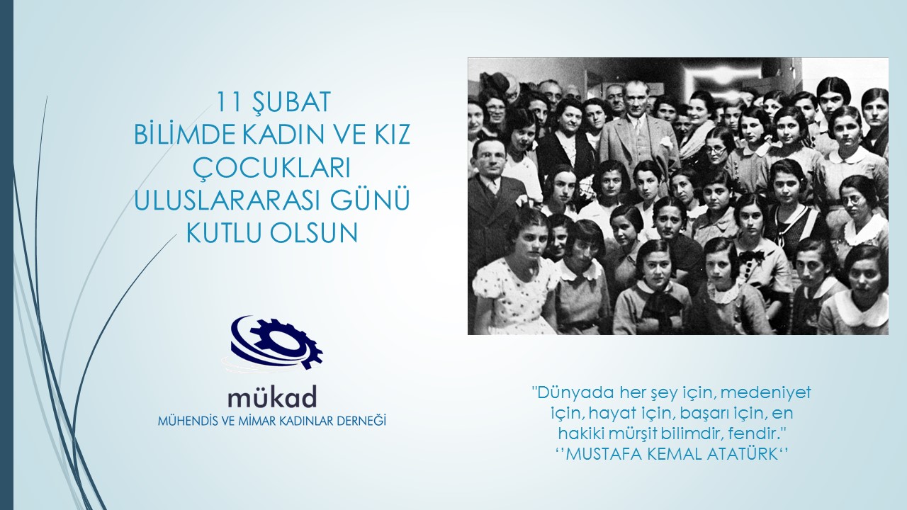 11 Şubat 2024 Bilimde Kadın ve Kız Çocukları Uluslararası Gününü Kutladık