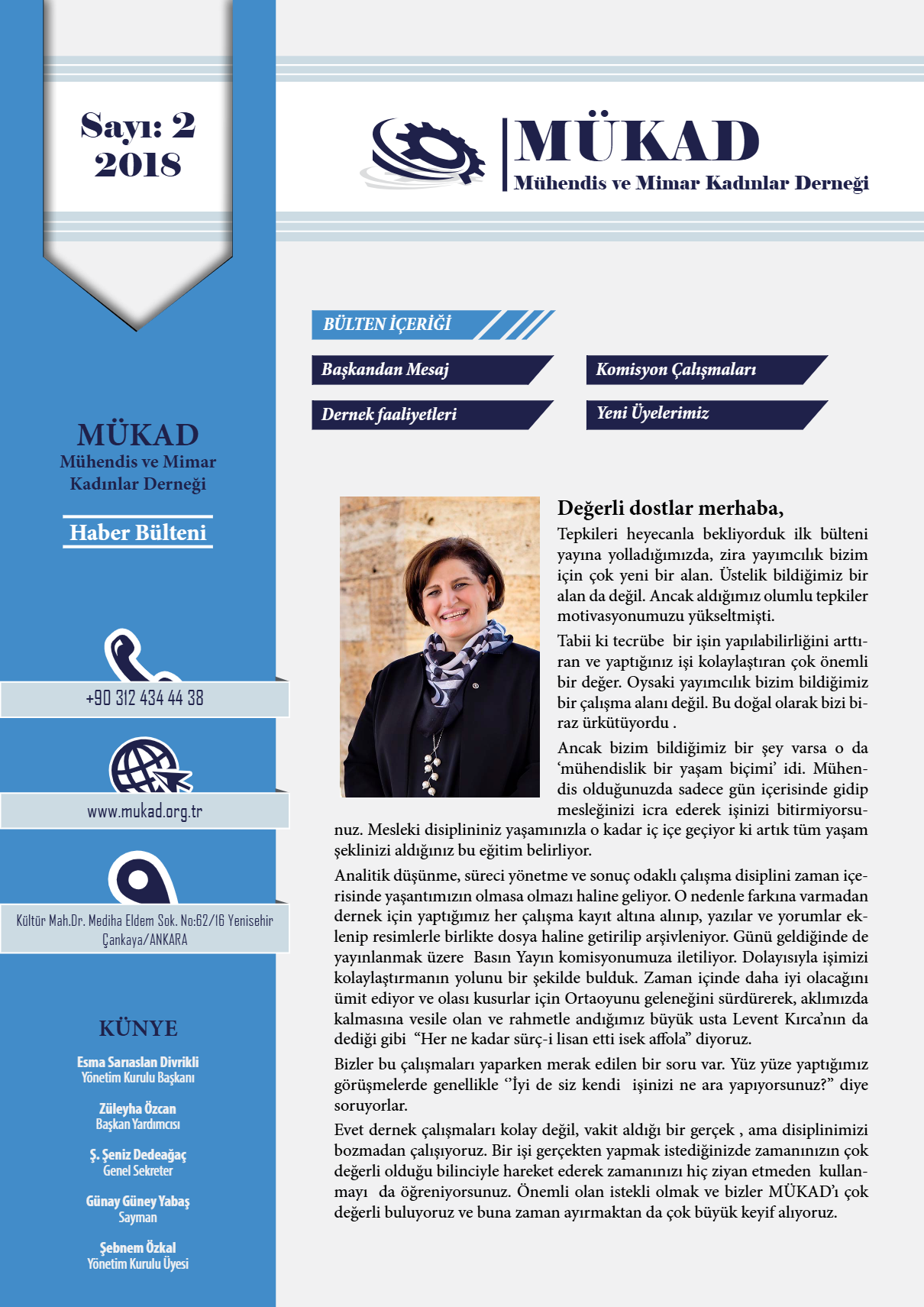 3 Aralık 2018 MÜKAD – Haber Bülteni – Sayı 2