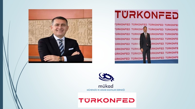 1 Nisan 2022 Üyesi Olduğumuz TÜRKONFED de Bayrak Değişimi Yaşandı