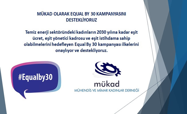 29 Mart 2021 MÜKAD OLARAK EQUALBY 30 KAMPANYASINI DESTEKLİYORUZ