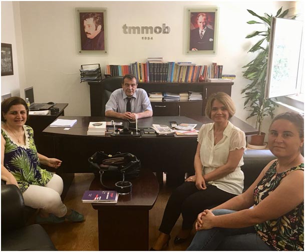 29 Haziran 2018 MÜKAD ‘dan TMMOB Başkanı Emin KORAMAZ Ziyareti